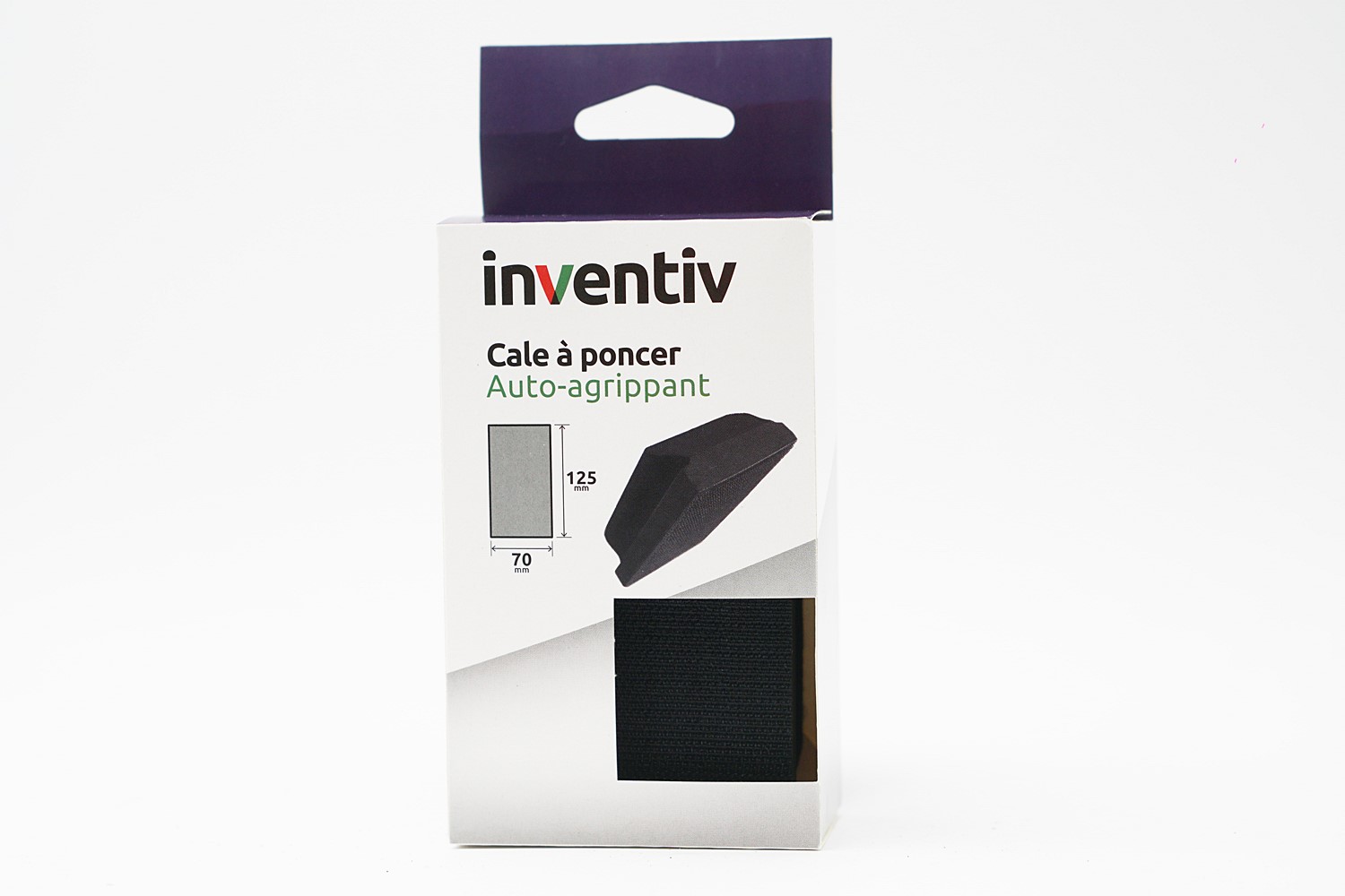 Cale à poncer 70x125mm - INVENTIV